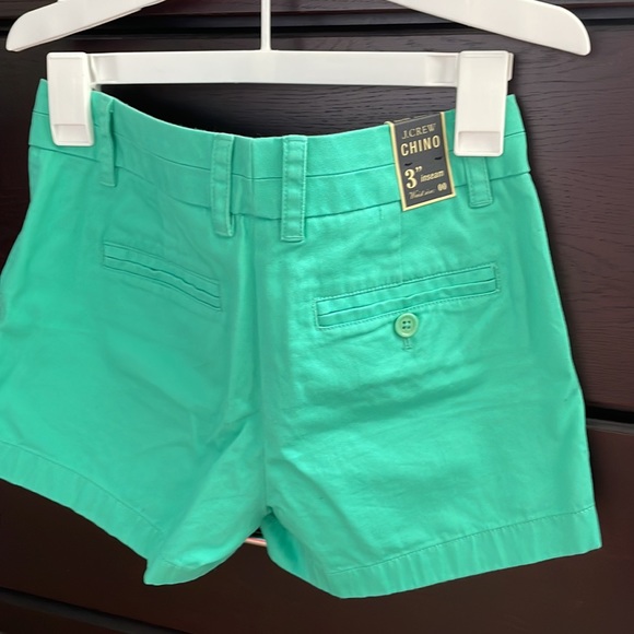 Sea Green J. Crew shorts - Picture 2 of 4